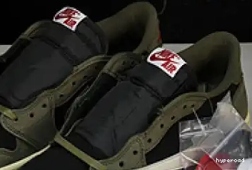 Hyperoad Jordan Air Travis Scott OLIVE OG BLACK x Low 1 0703